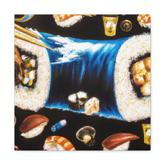 "Sushi in Surrealism" - Canvas