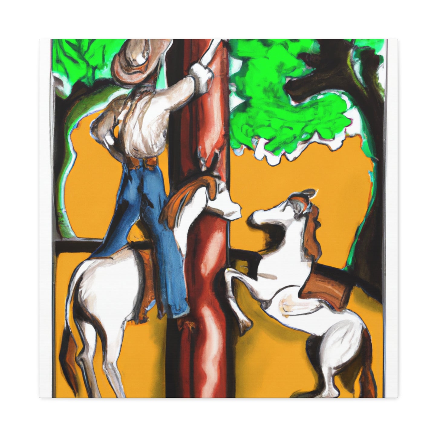 "Hitching Post Revival" - Canvas