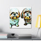 Shih Tzu Ablaze. - Canvas