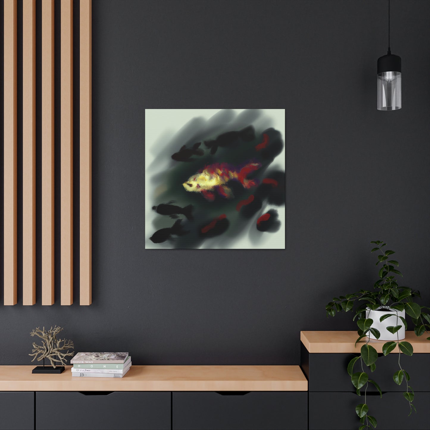 Guppy's Expressionistic Dream - Canvas