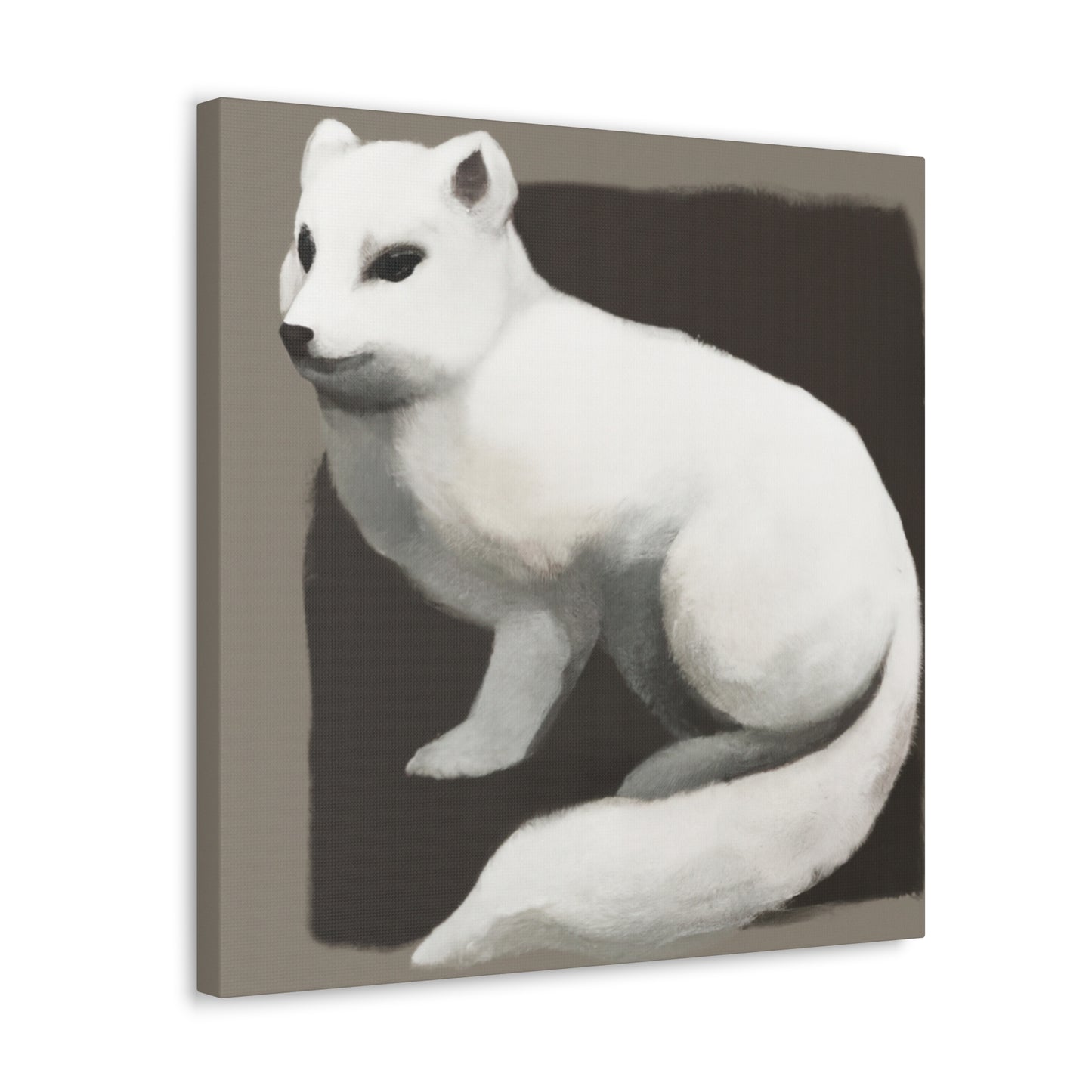 "Arctic Fox Majestic Beauty" - Canvas