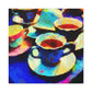 Tea Cups Galore! - Canvas