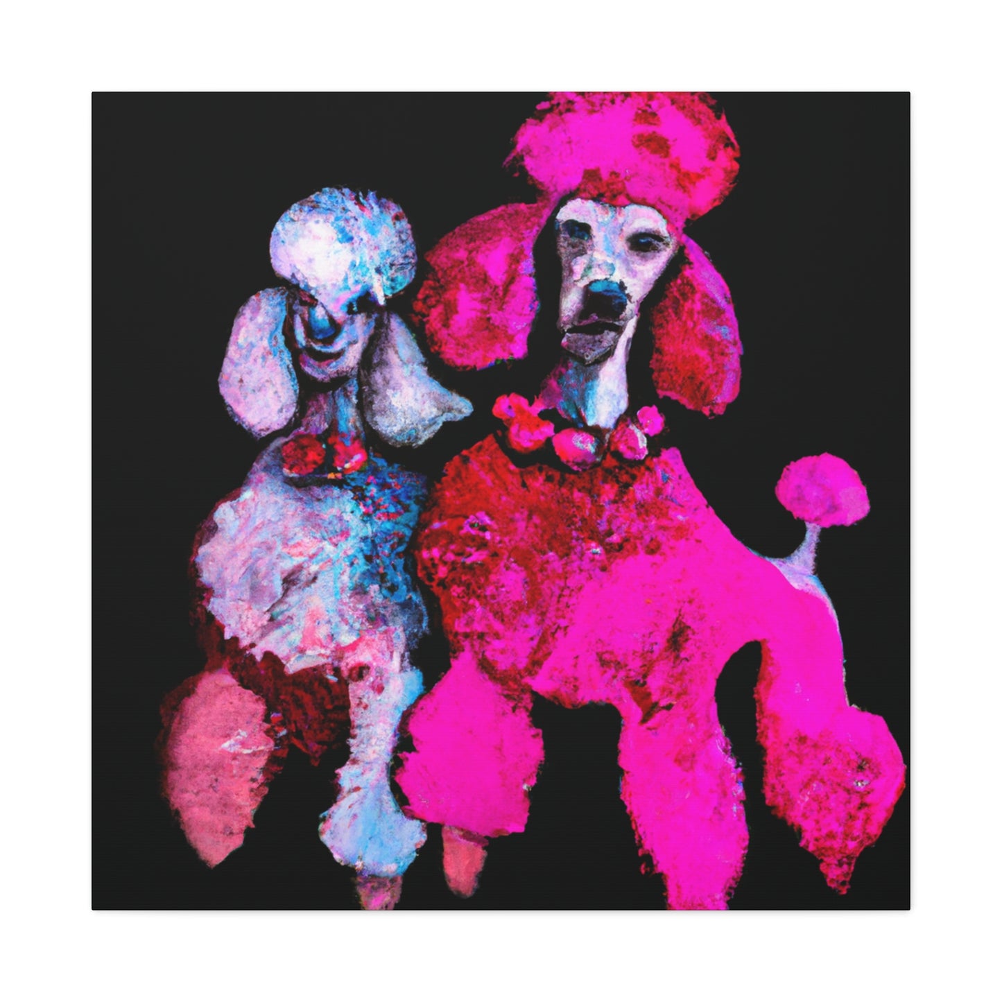 "Poodle's Surreal Dream" - Canvas