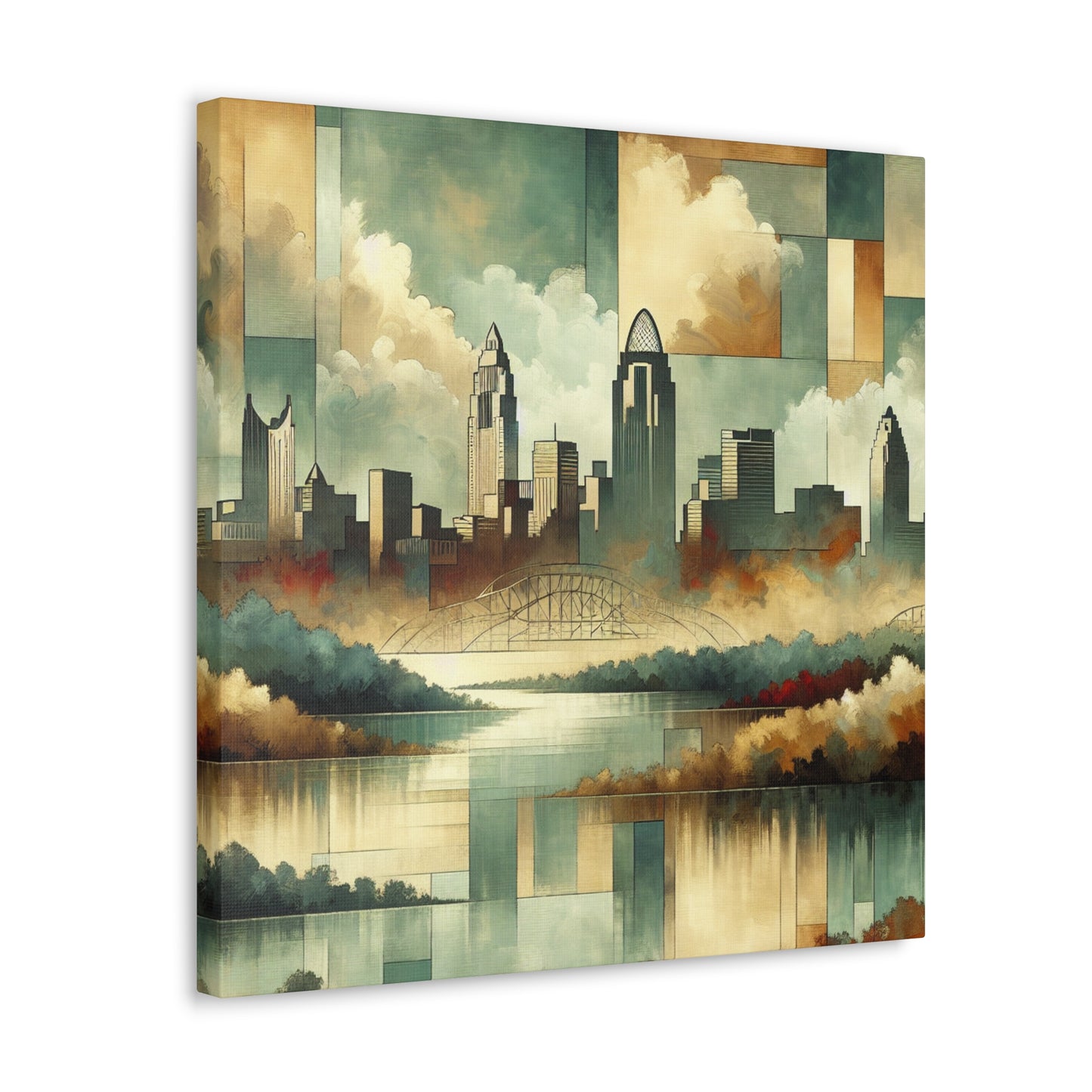 "Flourishing Queen City" - Canvas