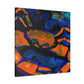 Crab-Crawling Colorful Chaos - Canvas