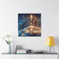 Moonlit Metropolis Magic - Canvas