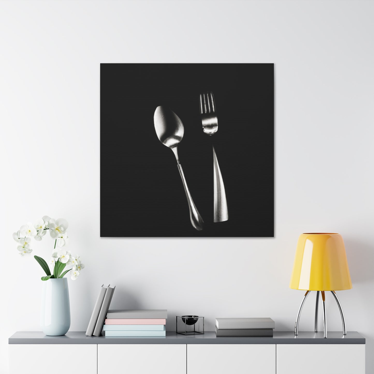 "Silverware in Simplicity" - Canvas