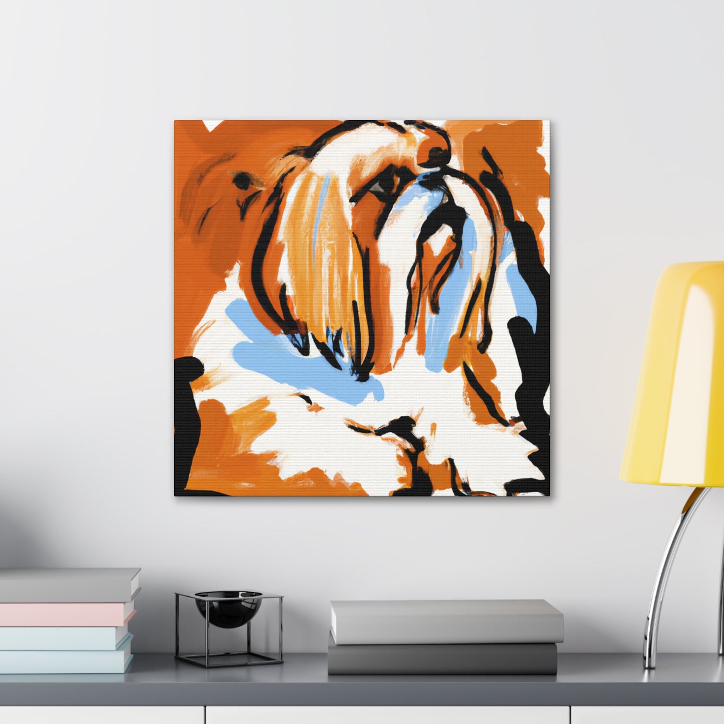 "Pekingese Times Infinity" - Canvas