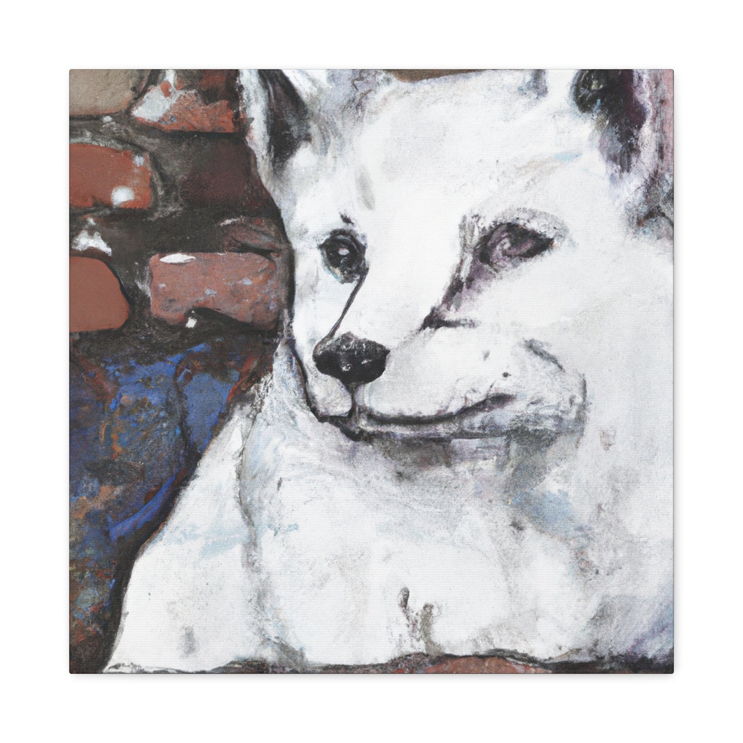 Arctic Fox Winter Dance - Canvas