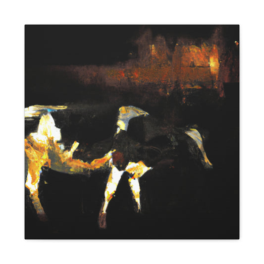 Milky White Dairy Cow - Canvas