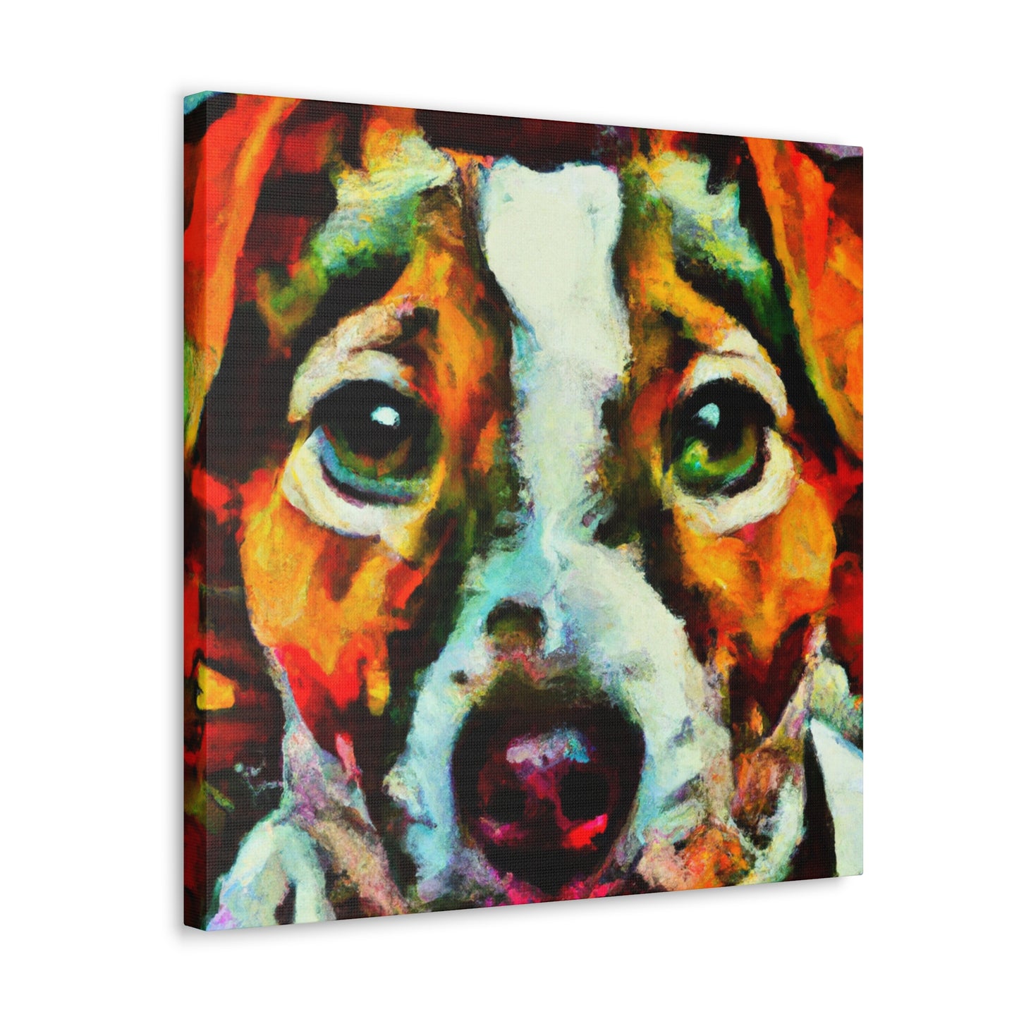 "Jack Russell Terrier Vista" - Canvas