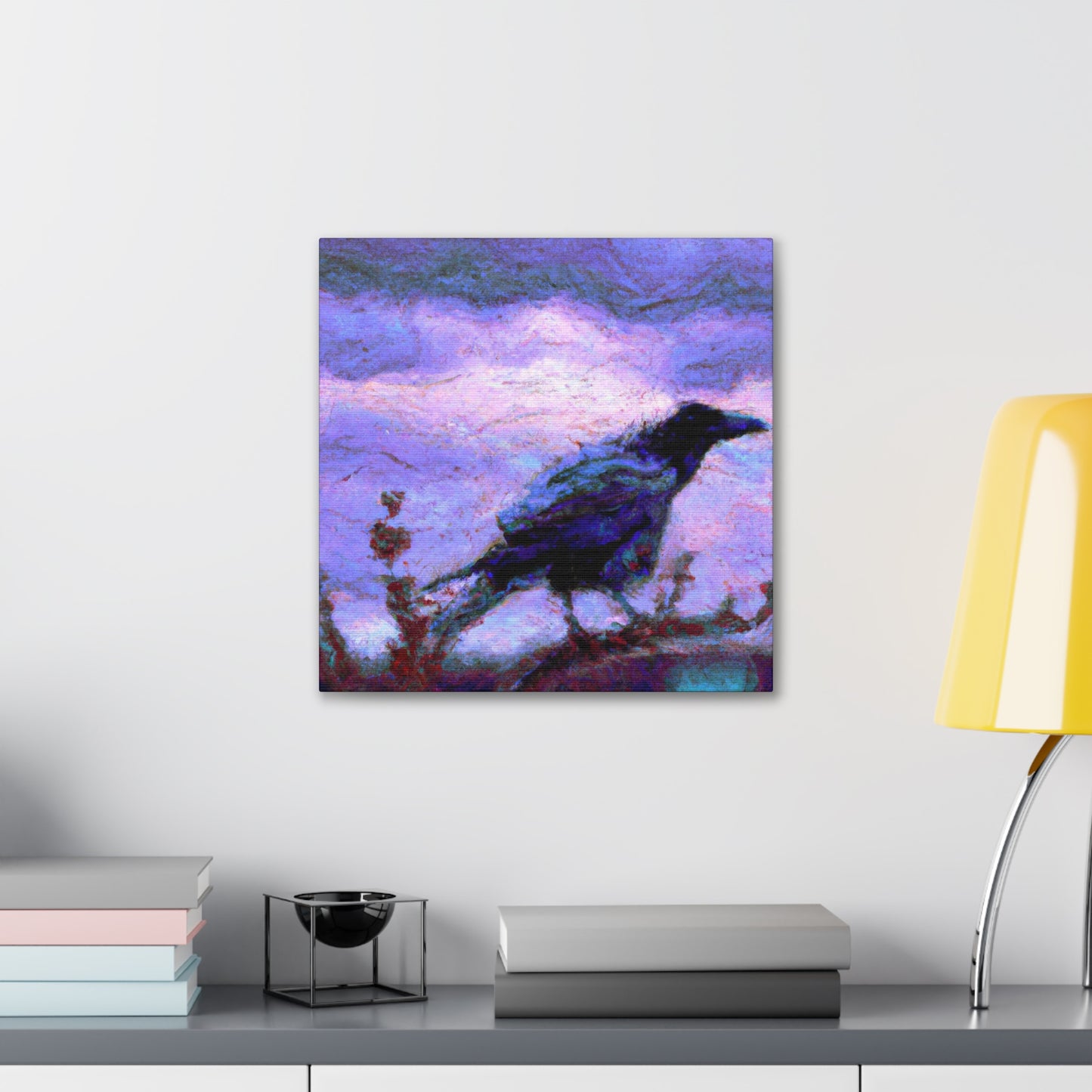 American Crows in Flight - Canvas