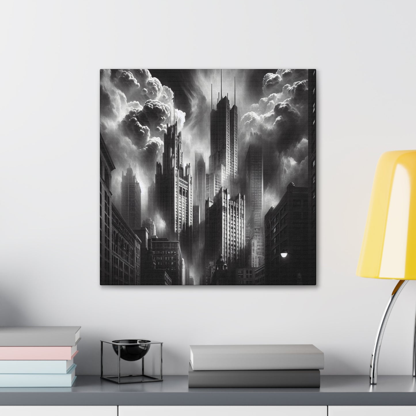 "Chaos in Concrete Jungle" - Canvas