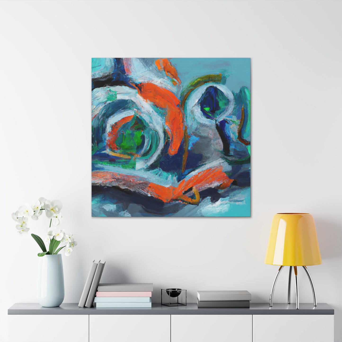 "Churning Ocean Symphony" - Canvas