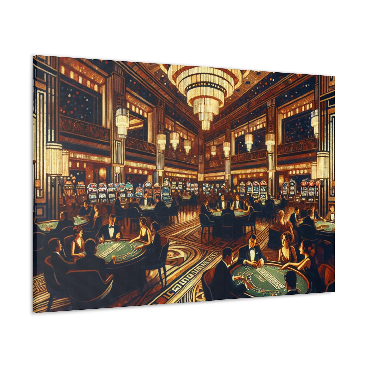 Golden Game Halls - Canvas