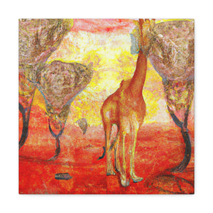 Giraffe's Surreal Dream - Canvas