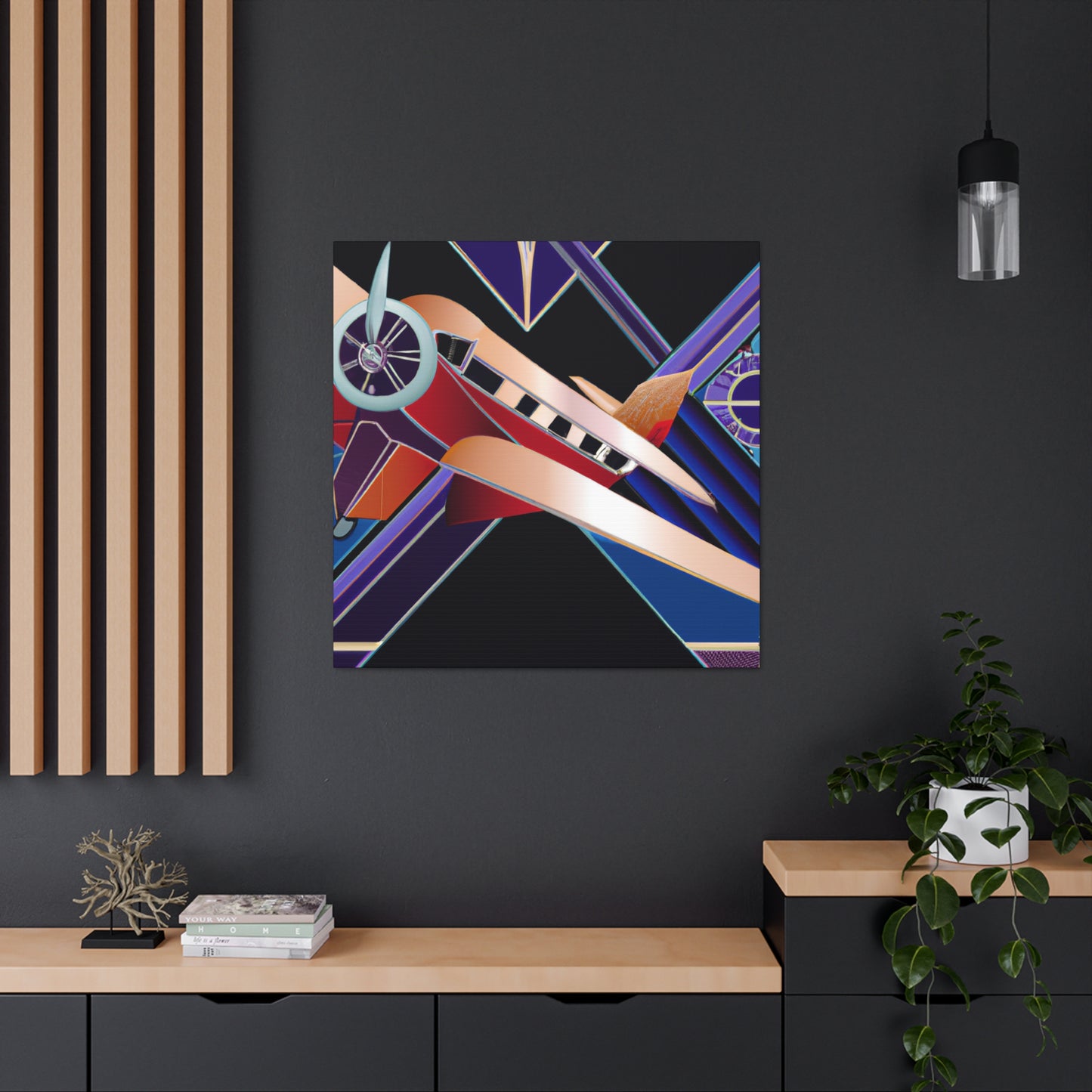 "Aviation's Art Deco" - Canvas