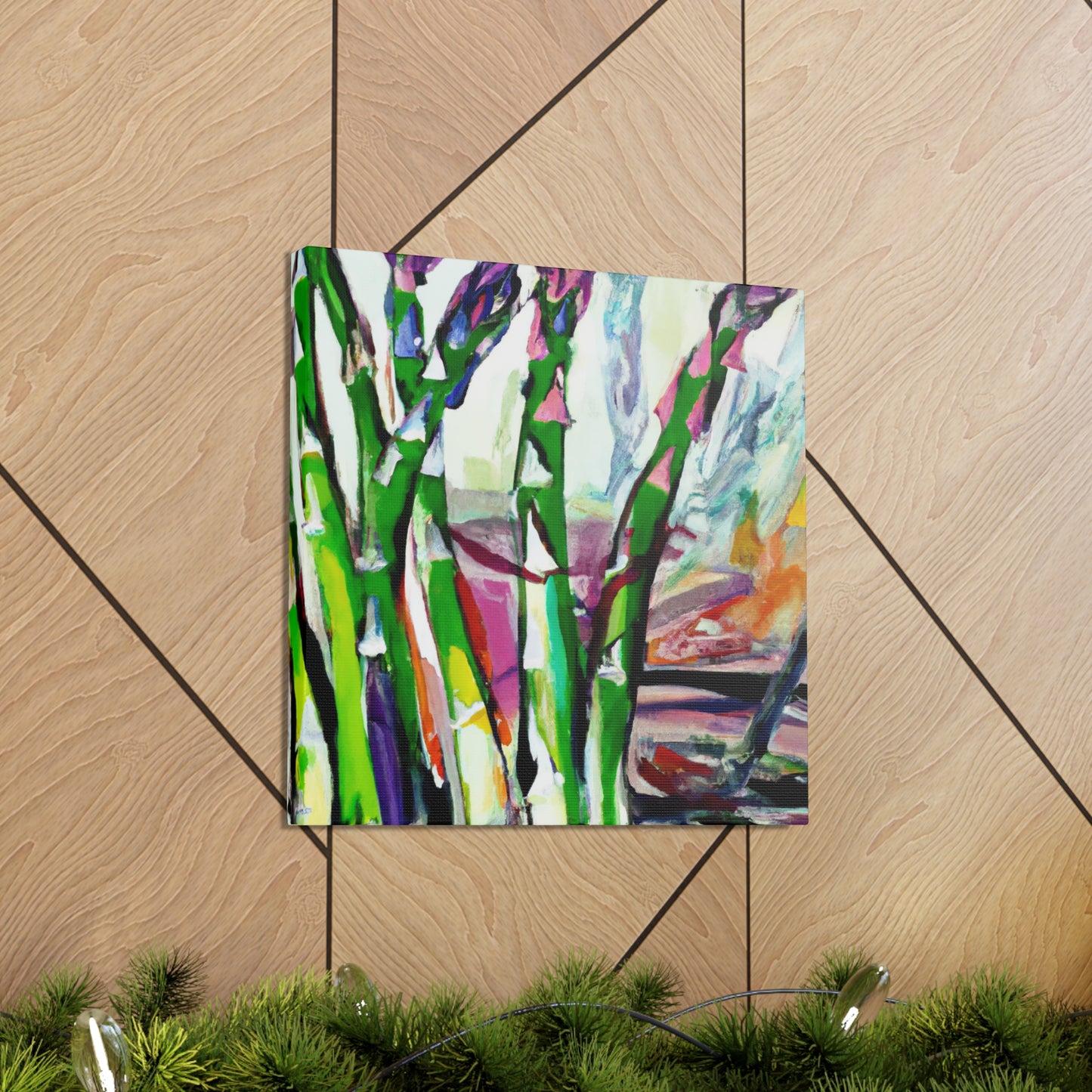 "Asparagus and Abstraction" - Canvas