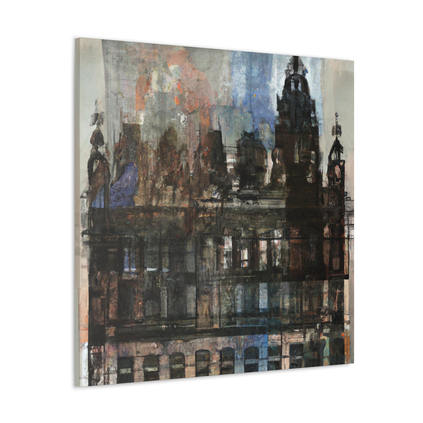 "Gothic Gloomy Mural" - Canvas