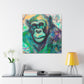 "Chimpanzee Dreamscape" - Canvas