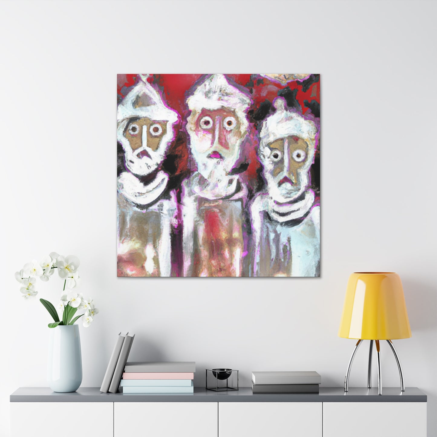 "The Three Magi Visit" - Canvas