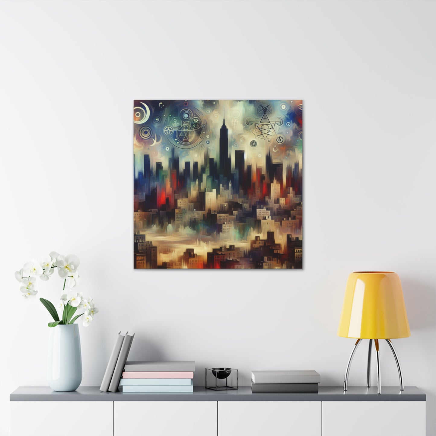 "Urban Odyssey: Concrete Symphony" - Canvas