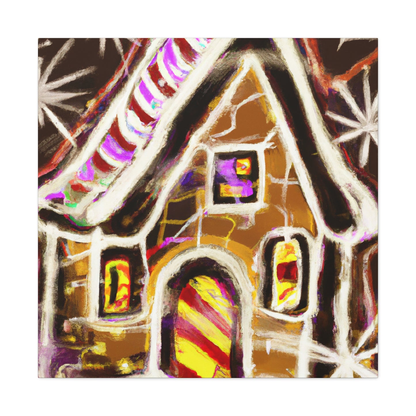 Gingerbread Dream House - Canvas