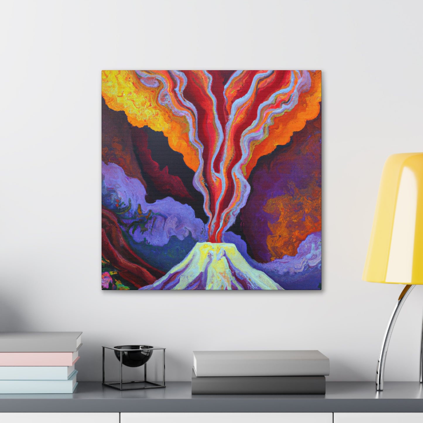 "Volcano in the Wild" - Canvas