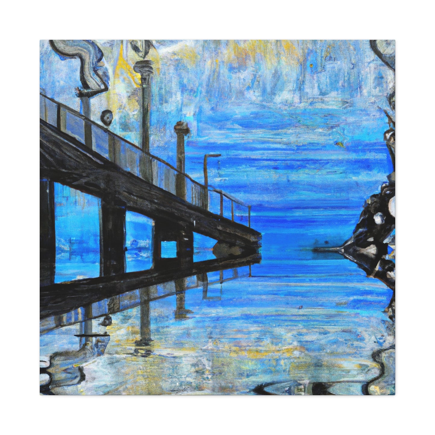 "Pier's Surreal Dream" - Canvas