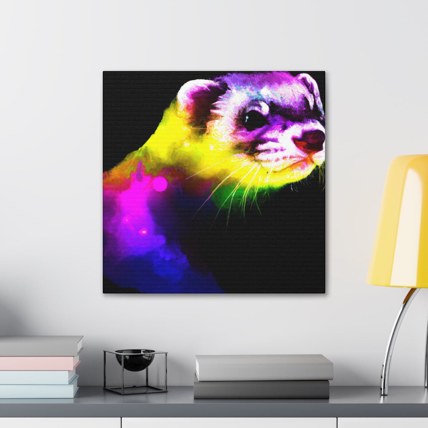 Ferret in the Wilderness - Canvas