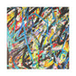 Intense Brushstrokes Fury - Canvas