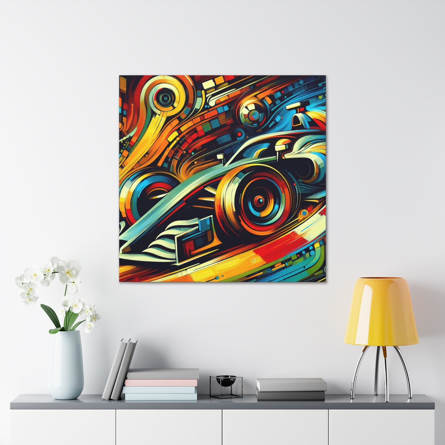 Rhythmic Circular Motion - Canvas