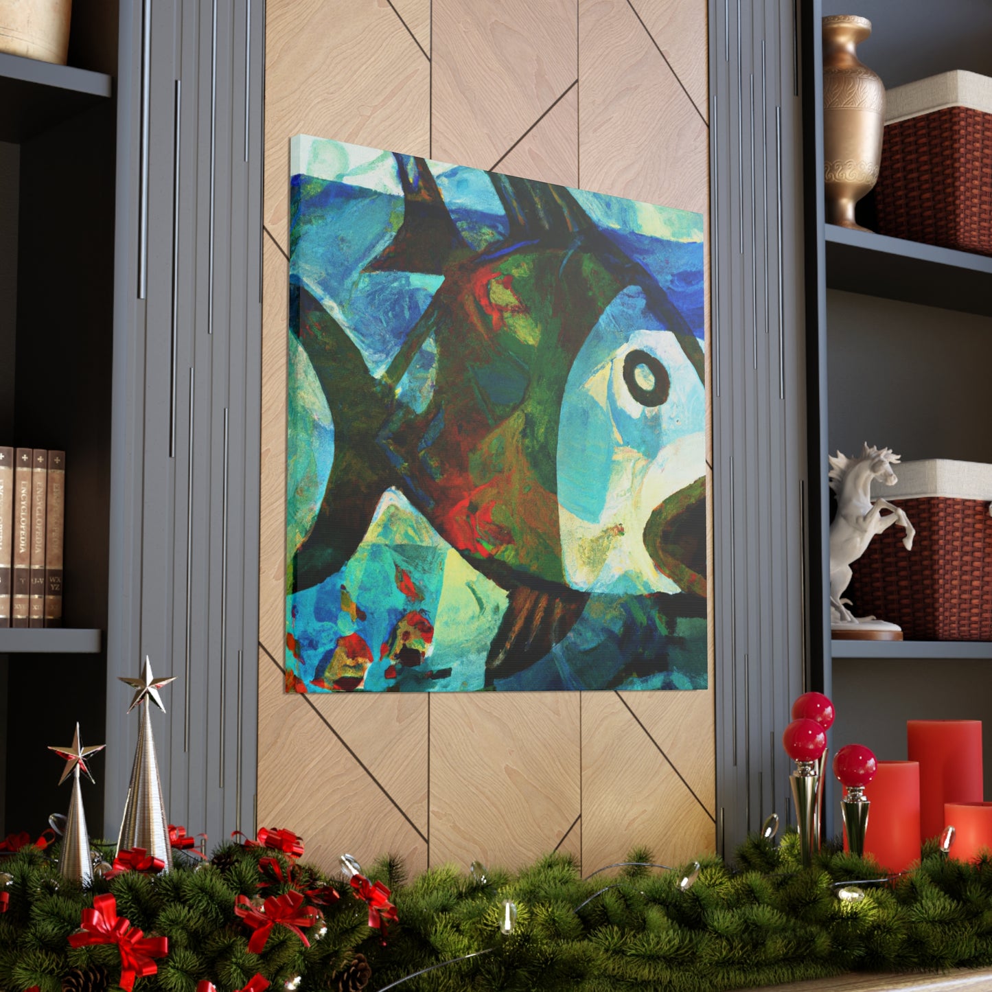 Fish in an Ocean - Canvas