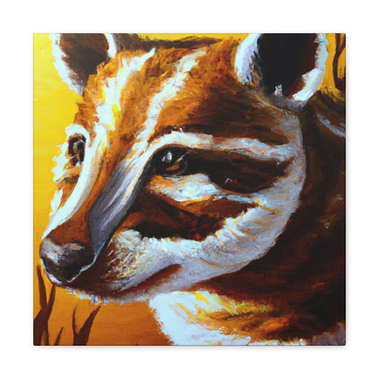 Tasmanian Tiger Portrait - Canvas