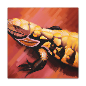 Gila Monster Reflection - Canvas