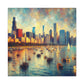 "Cityscape of Hope" - Canvas