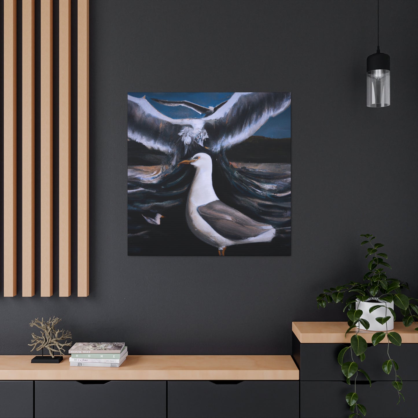 Seagull Sky Fantasia - Canvas