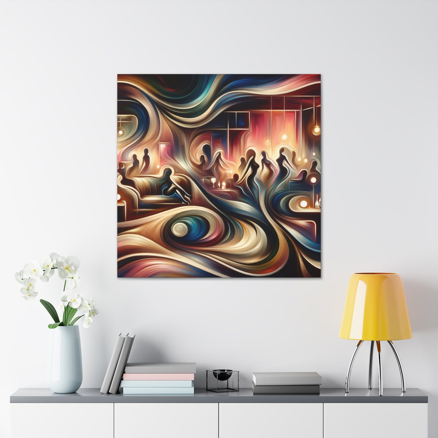 Lively Bash of Colors - Canvas