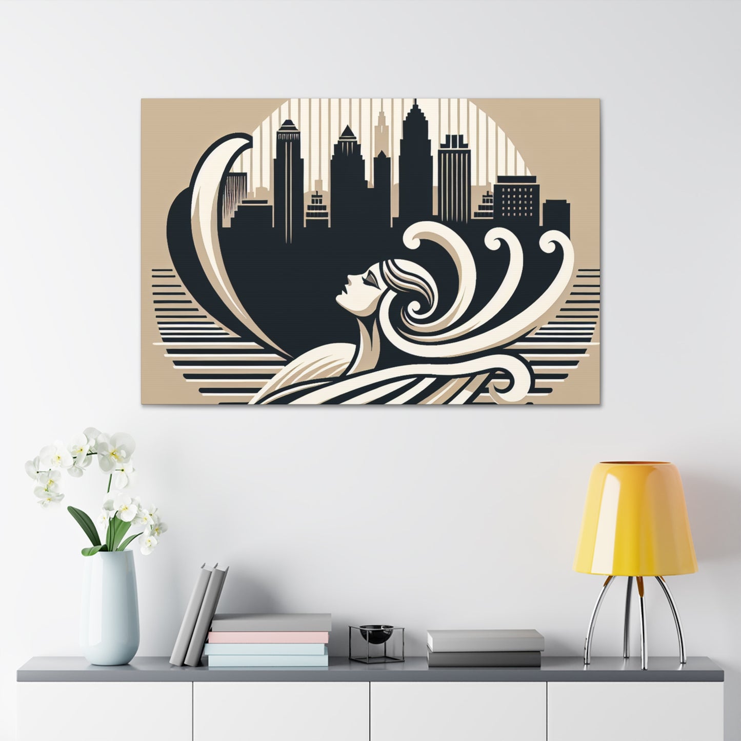 Glorious Jazz Age City - Canvas