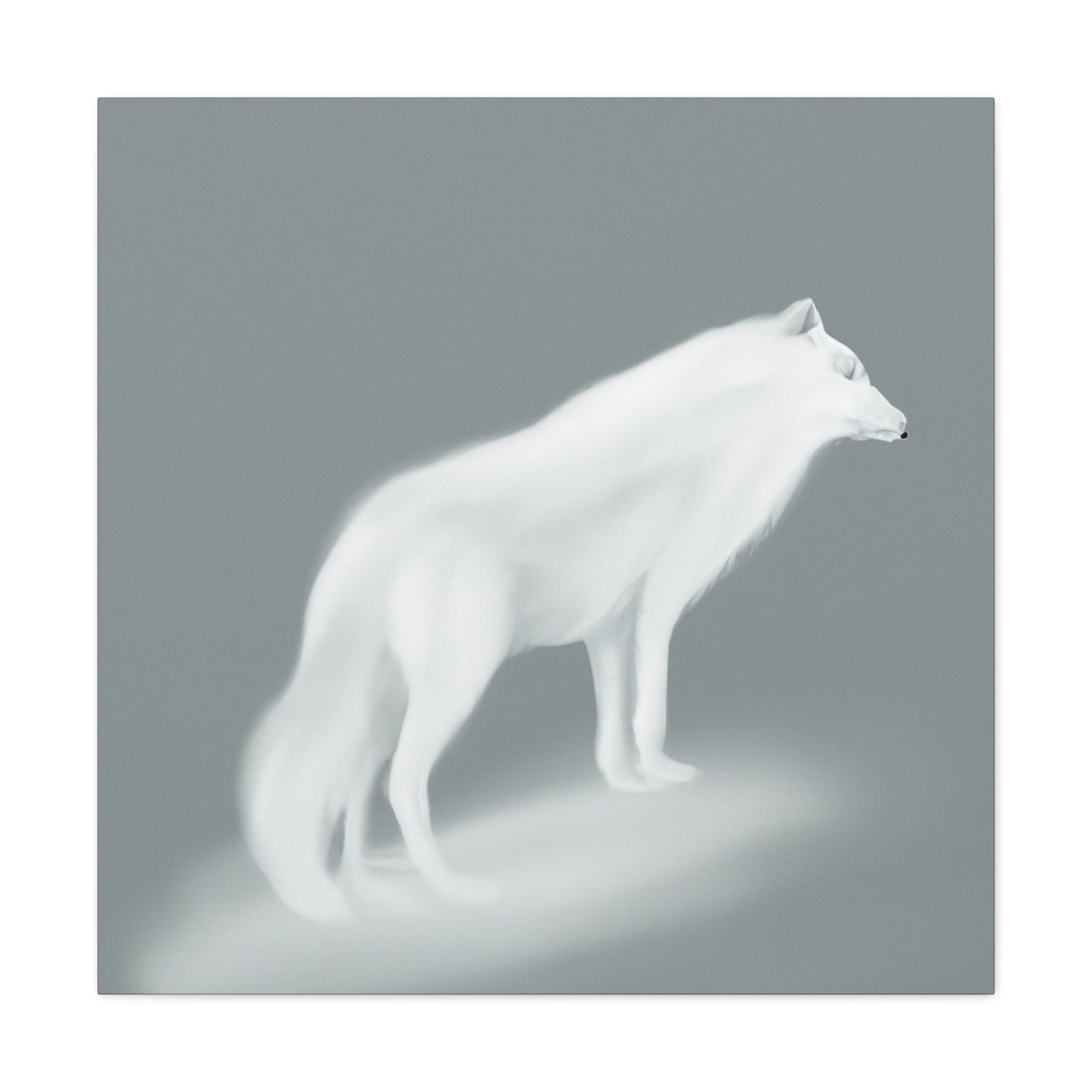 Arctic Wolf Splendor - Canvas