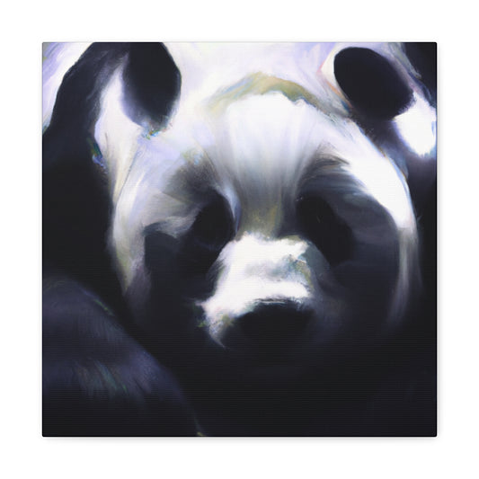 "Panda in the Neon" - Canvas