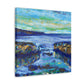 Coastline, Impressionist Style - Canvas