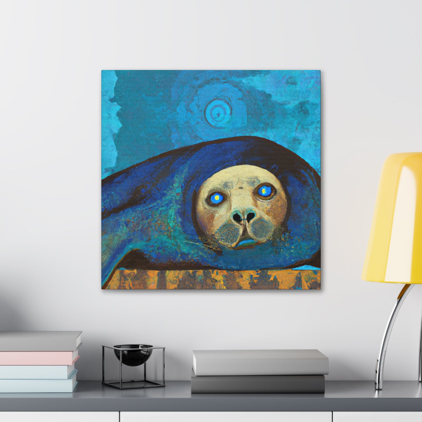 "Sea Lion Surrealism Dream" - Canvas