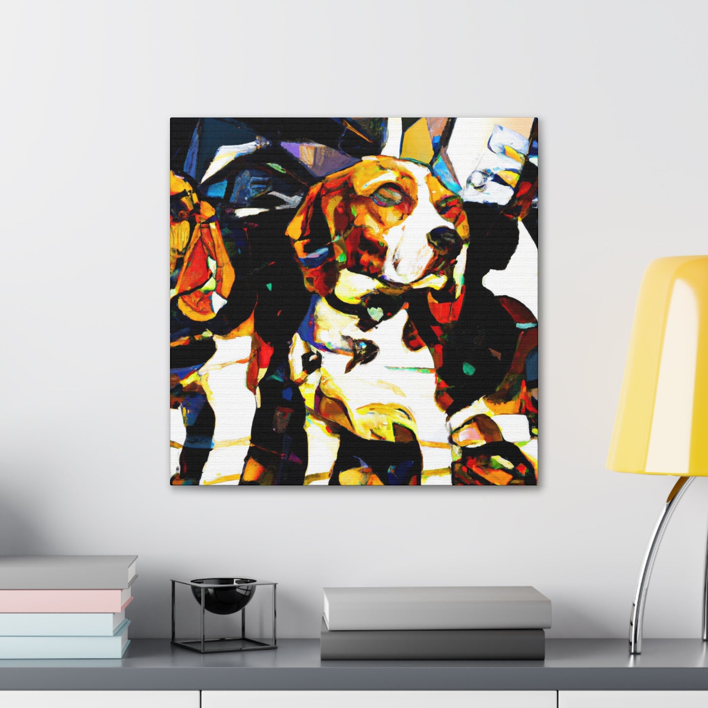 "Beagle in Expressionism" - Canvas