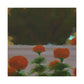 "Marigold in Bloom" - Canvas