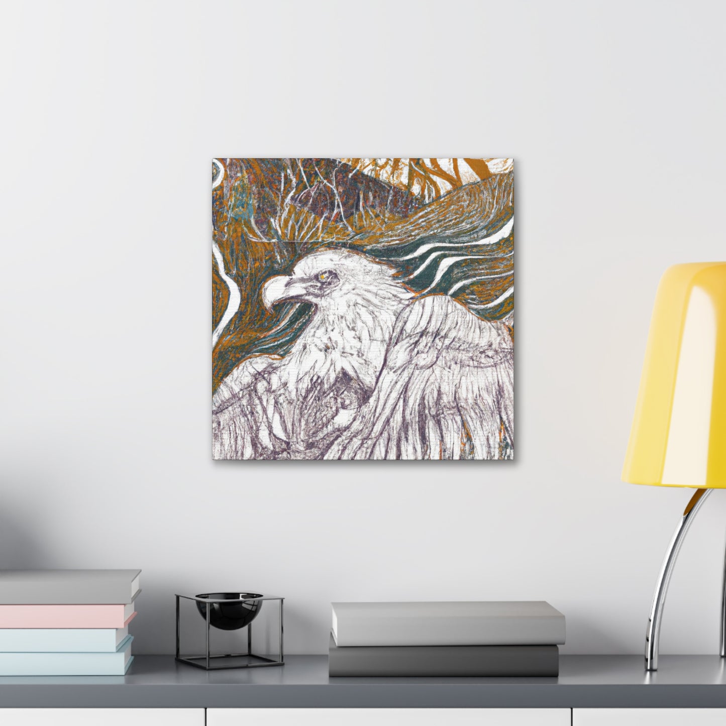 "Eagle In Splendour Supreme" - Canvas