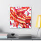 Bacon Pointillism Splendor - Canvas