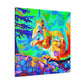 "Squirrel in Fauvism" - Canvas