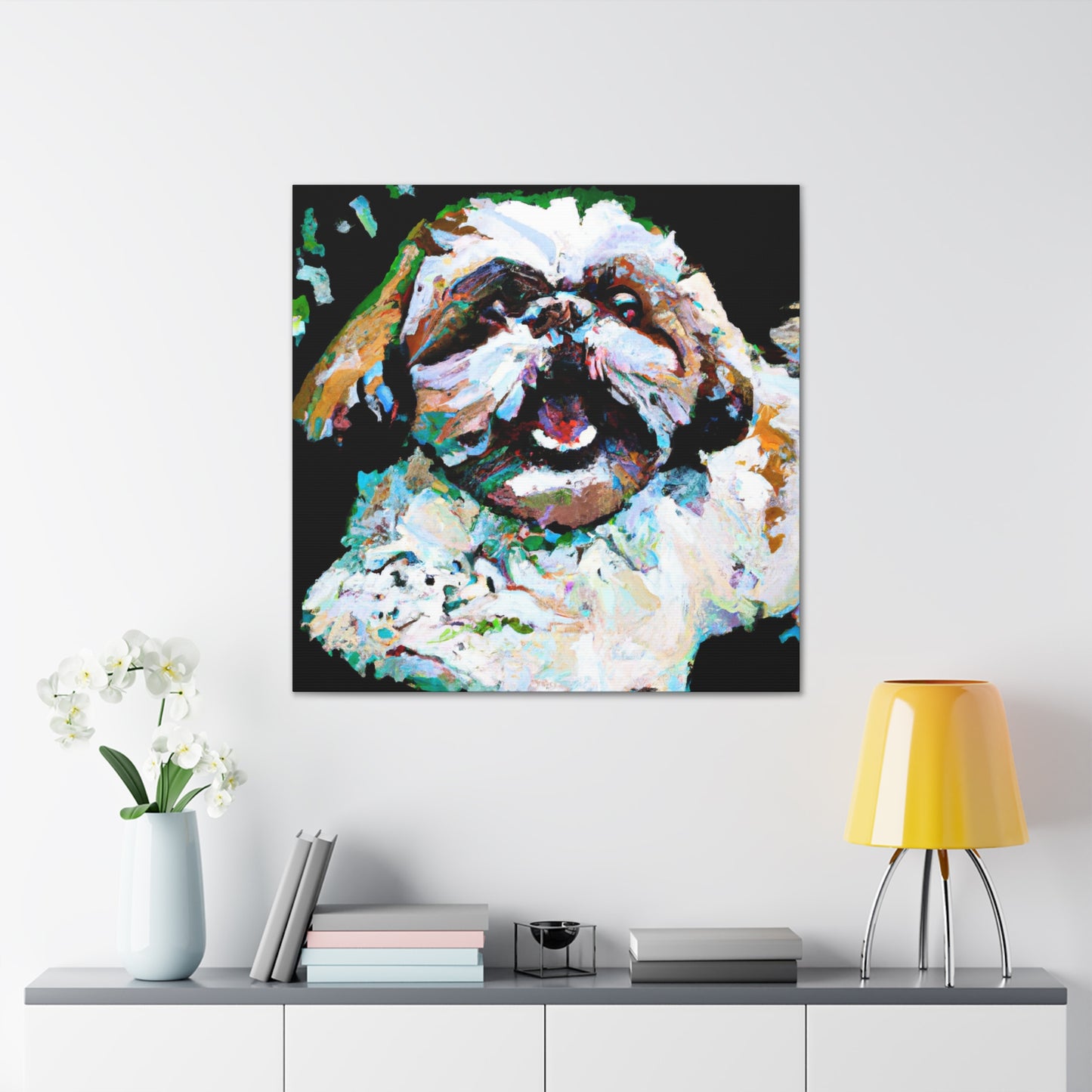 Shih Tzu Impressionism - Canvas