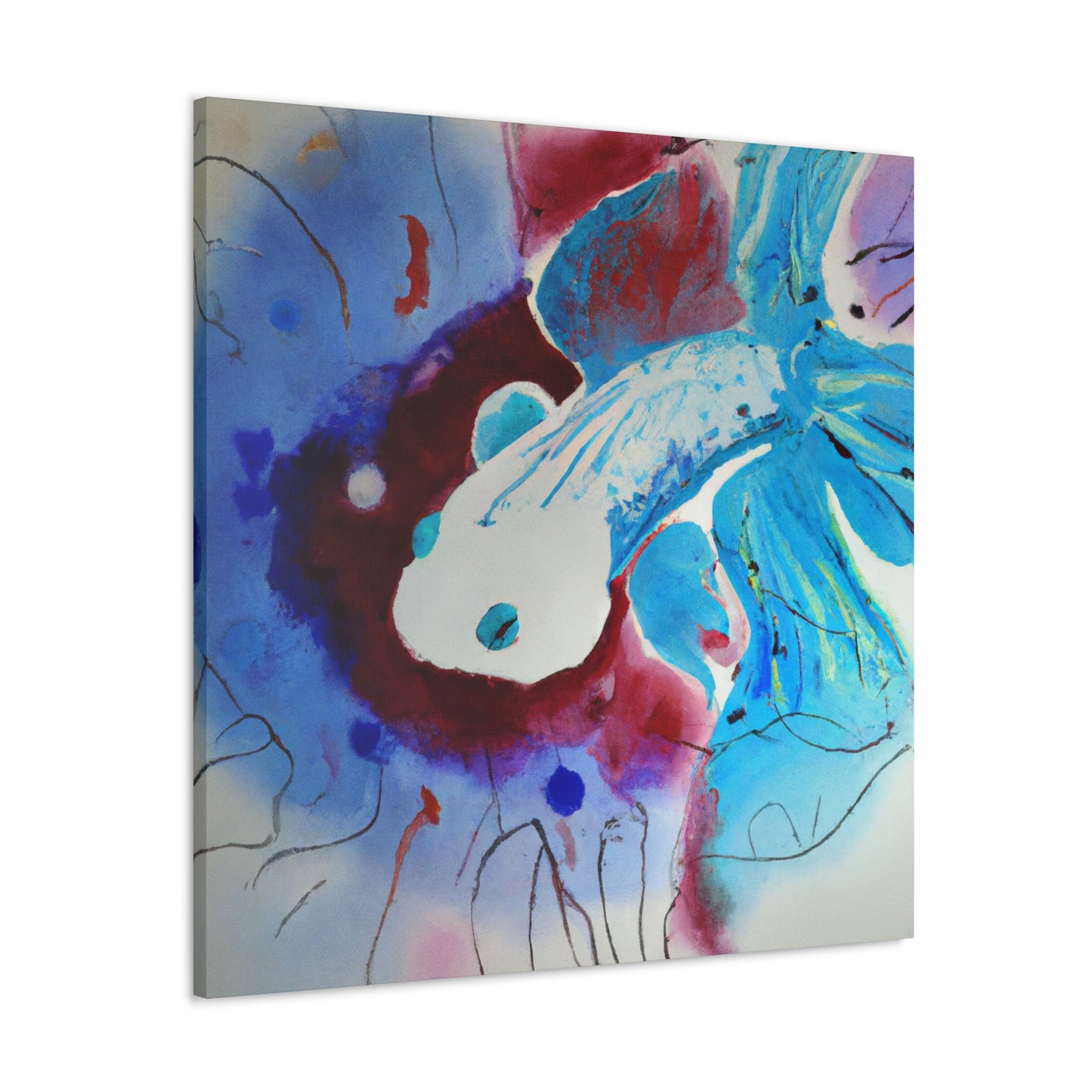 "Betta in Expressionism" - Canvas